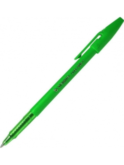 Ручка шариковая <Liner 808> 0.3мм зеленая "Stabilo" 067230