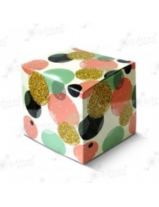 Коробка подарочная для кружки без окна "Розовые шары" 10380