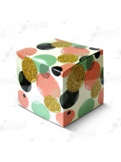 Коробка подарочная для кружки без окна "Розовые шары" 10380