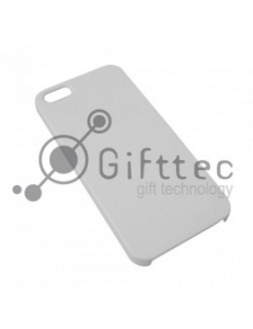 IPhone 5/5S - Белый чехол глянцевый пластик (для 3D-машины вакуумной) 10931