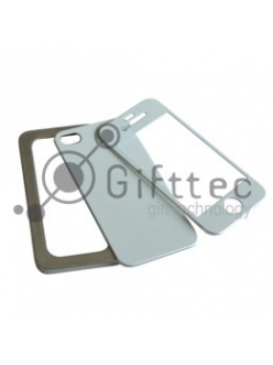 IPhone 4/4S - Алюминиевый чехол (цвет: серебро) 10939
