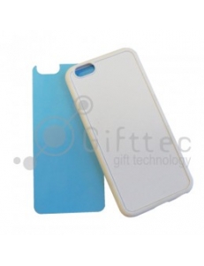 IPhone 6 - Белый силиконовый чехол (вставка под сублимацию) 11155