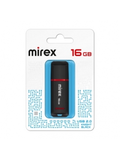 Флэш-карта 16Gb USB 2.0 Knight Черный Mirex 13600-FMUKNT16