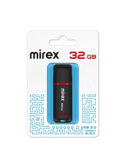 Флэш-карта 32Gb USB 2.0 Knight Черный Mirex 13600-FMUKNT32