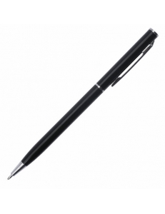 Ручка шариковая "Delicate Black" синяя, корпус черный, поворотный механизм, 1,0мм  "BRAUBERG" 141399