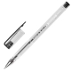 Ручка гелевая "STAFF "Basic" GP-789 черная, корпус прозрачный, узел 0,5 мм, линия письма 0,35мм 142789