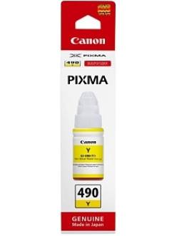 Картридж Canon GI-490Y PIXMA G1400/G2400/G3400 Yellow GI-490 Y/0666C001