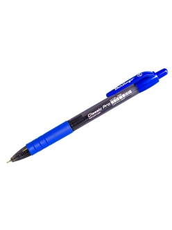 Ручка шариковая автоматическая "Berlingo Classic Pro" (0,7мм) синняя, резиновый грип <CBm_70922> 223693