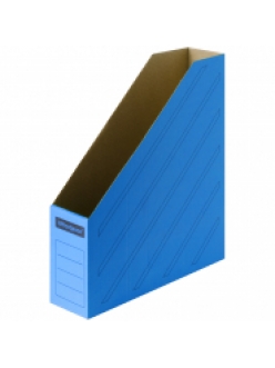 Накопитель архивный А4 ширина 75мм (микрогофрокартон) Синий "OfficeSpace" 225417
