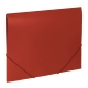 Папка на резинках А4, пластик.красная 500мкм, до 300 листов "BRAUBERG "Office" 227711