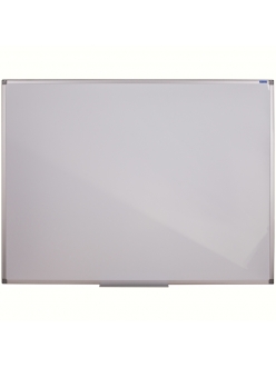 Доска белая офисная  900х1200мм (магнитно-маркерная) алюминиевая рамка, полочка <WBS_9308> "Спейс" 228157