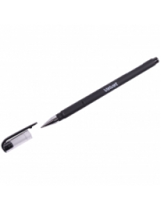 Ручка гелевая "Berlingo"Velvet" черная 0,5мм прорезиненый корпус <CGp_50125> 243042