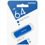 Флэш-карта 64Gb USB 2.0 SCOUT Blue SmartBuy SB064GB2SCB