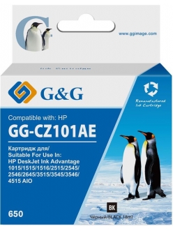 Картридж HP CZ101AE №650 Black G&G GG-CZ101AE