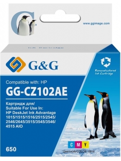 Картридж HP CZ102AE №650 Tri-Colour G&G GG-CZ102AE