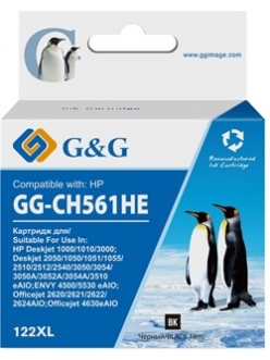 Картридж HP CH561HE №122XL Black G&G GG-CH561HE