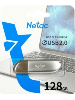 Флэш-карта 128Gb USB 2.0 U352 серебро Netac NT03U352N-128G-20PN