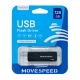 Флэш-карта 128Gb USB 3.0 Черный Move Speed U2PKHWS3-128GB