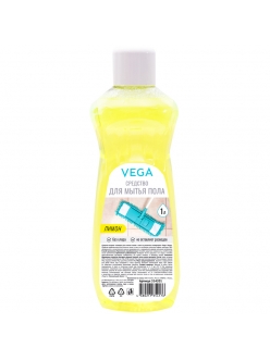 Средство для мытья пола Vega "Лимон", 1л. 314201