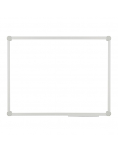 Доска белая офисная  450х600мм (магнитно-маркерная) алюминиевая рамка, полочка "OfficeSpace" 343752