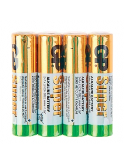 Батарейка GP LR03/AAA Super Аlkaline 4BL в пленке 454089