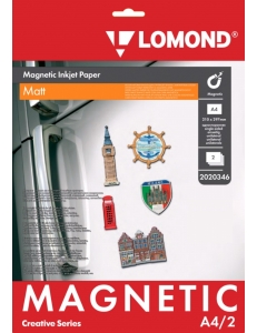 Бумага матовая "Magnetic" матовая А4 620г/м2 (2л.) LOMOND 2020346