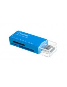 Картридер внешний SmartBuy все в 1 <SBR-749-B> голубой USB 2.0 SBR-749-B