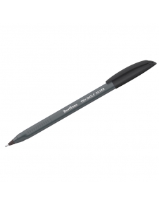 Ручка шариковая "BERLINGO Triangle Silver" (1мм) черная, трехгран. <CBp_10791> 206170